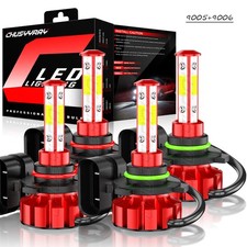 Juego de 4 bombillas LED combinadas de haz alto y bajo 6000 k para GMC Sonoma 1994-2004