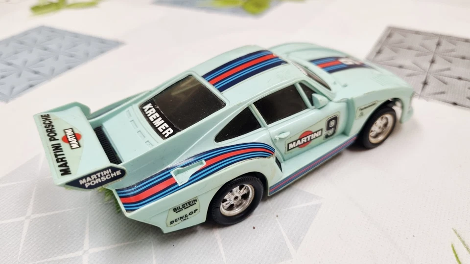SCALEXTRIC PORSCHE 935 AZUL MARTINI 4067 EXIN MADE IN SPAIN - Imagen 3 de 4