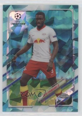 2020 Topps Chrome UEFA Champions League Sapphire Aqua /150 Dayot Upamecano 0nr3