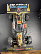 Radio Shack Black Phantom Twin Motor Vintage RC Car Nikko Made in Japan UNTESTED
