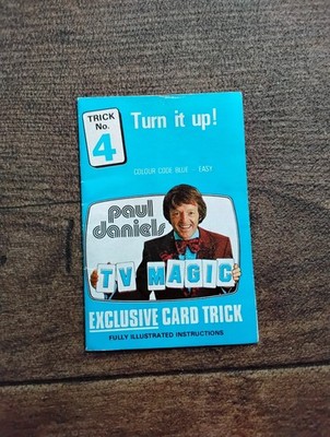Paul Daniels TV Magic 1979 Turn it up Kartentrick Nr-4