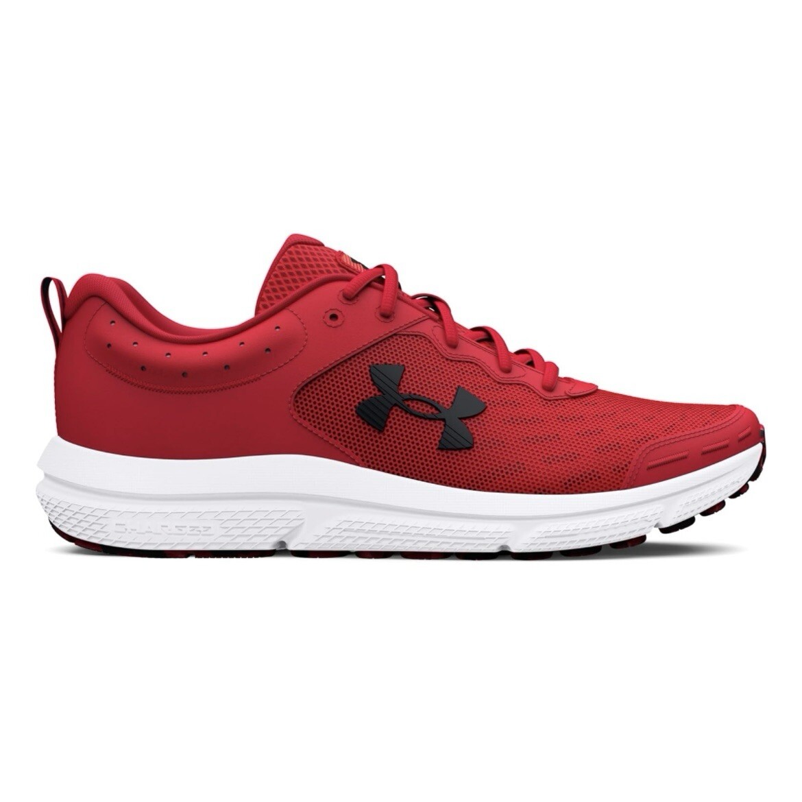 Under Armour Charged Assert 10 Red Mens Running Shoes Size 8.5 Brand New