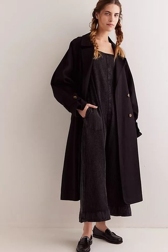 Mono Térmico Free People FP One Callie Una Pieza Piernas Anchas Espalda Abierta Nuevo M - Imagen 3 de 7