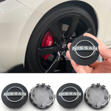 4pcs 54mm63mm Wheel Rim Cover Hubcaps Emblem Badge For Nissan Altima Sentra