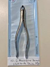 151 MANDIBULAR LOWER UNIVERSAL L/R DENTAL EXTRACTION SHORT FORCEP STAINLESS NSPC