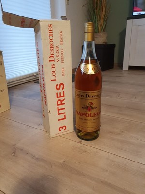 Sammlerstück! 3 Liter Napoleon / Louis Desroches mit Karton