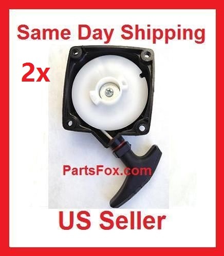 2x Pull Start Super Pocket Dirt Bike Mini ATV 33cc 43cc 47cc 49cc 2 Stroke - Bild 1 von 1