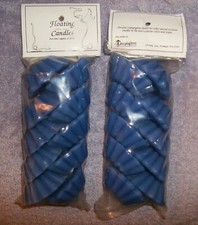 20 PC PURPLE FLOATING FLOWERS CANDLES LAMPLIGHTER MADE IN USA NEW IN BOX