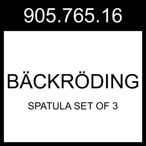 IKEA BACKRODING BÄCKRÖDING Spachtel 3er Set Holz/dunkelgrau-grün 905.765.16