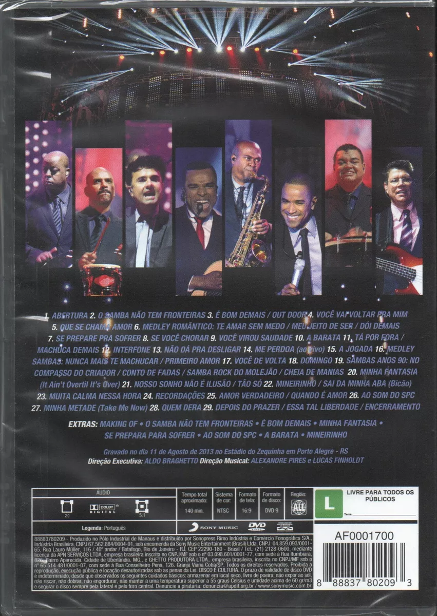 Só Pra Contrariar DVD 25 Anos Ao Vivo Em Porto Alegre Brand New Made In  Brazil