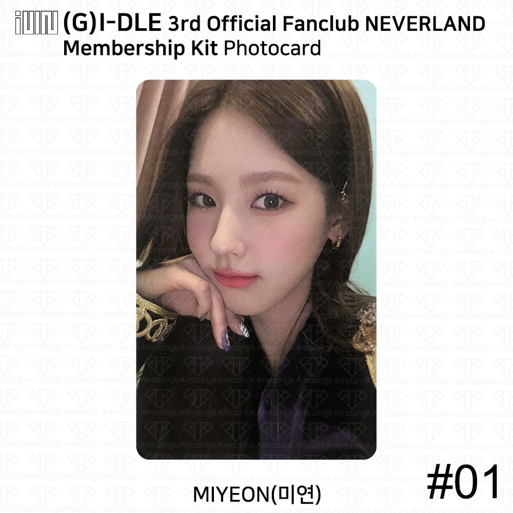 G)I-DLE G-IDLE IDLE 3rd Official Fanclub NEVERLAND Membership Kit
