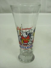 Spuds MacKenzie 1988 USA Vintage Summer Olympics Sports Bud Light Beer Glass Cup