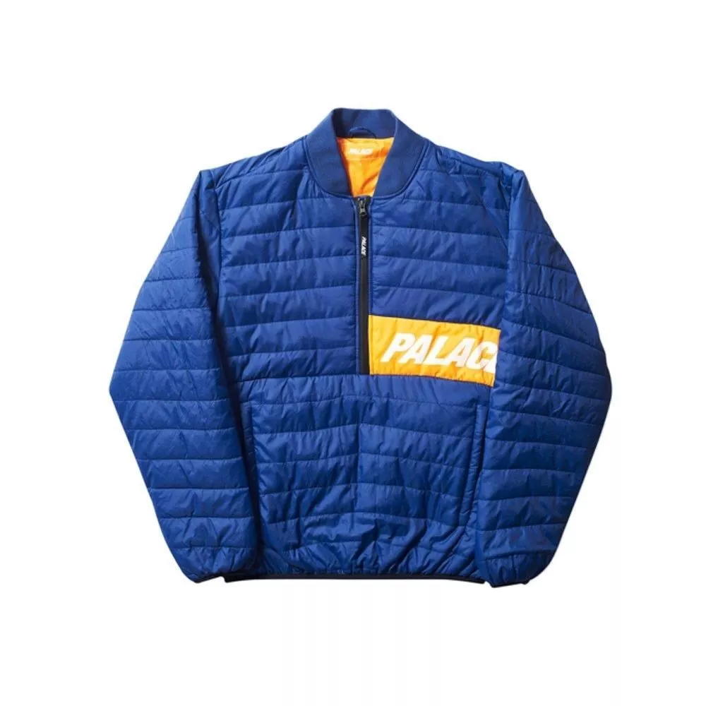 Palace Half Zip Packer Jacket Blue Orange FW 17 Tanzania Ubuy