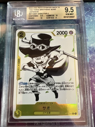 Sabo (Parallel) graded BGS 9.5 for sale on eBay