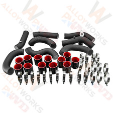 Black Turbo Intercooler 70mm Piping Kit For Nissan Gt-r R35 Vr38det Vr38 2009-15 Black Turbo Intercooler 70mm Piping Kit For Nissan Gt-r R35 Vr38det Vr38 2009-15