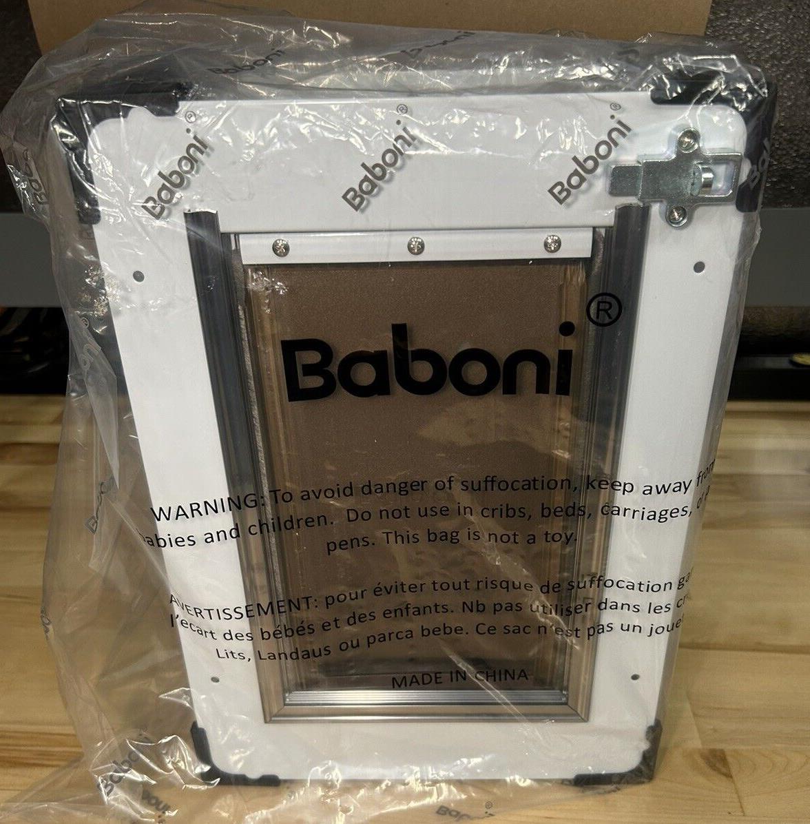 Baboni Pet Door (S) Wall, Steel Frame and Telescoping Tunnel Aluminum