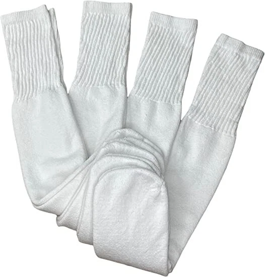 Носки мужские спортивные однотонные до середины икры хлопковые длинные трубчатые размер 9-15 3-12 пар - Изображение 4 из 4