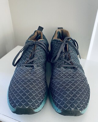Nobull No Bull Matryx Men s Size 14 Gray Teal Blue Low Top Lace Up Running Shoes