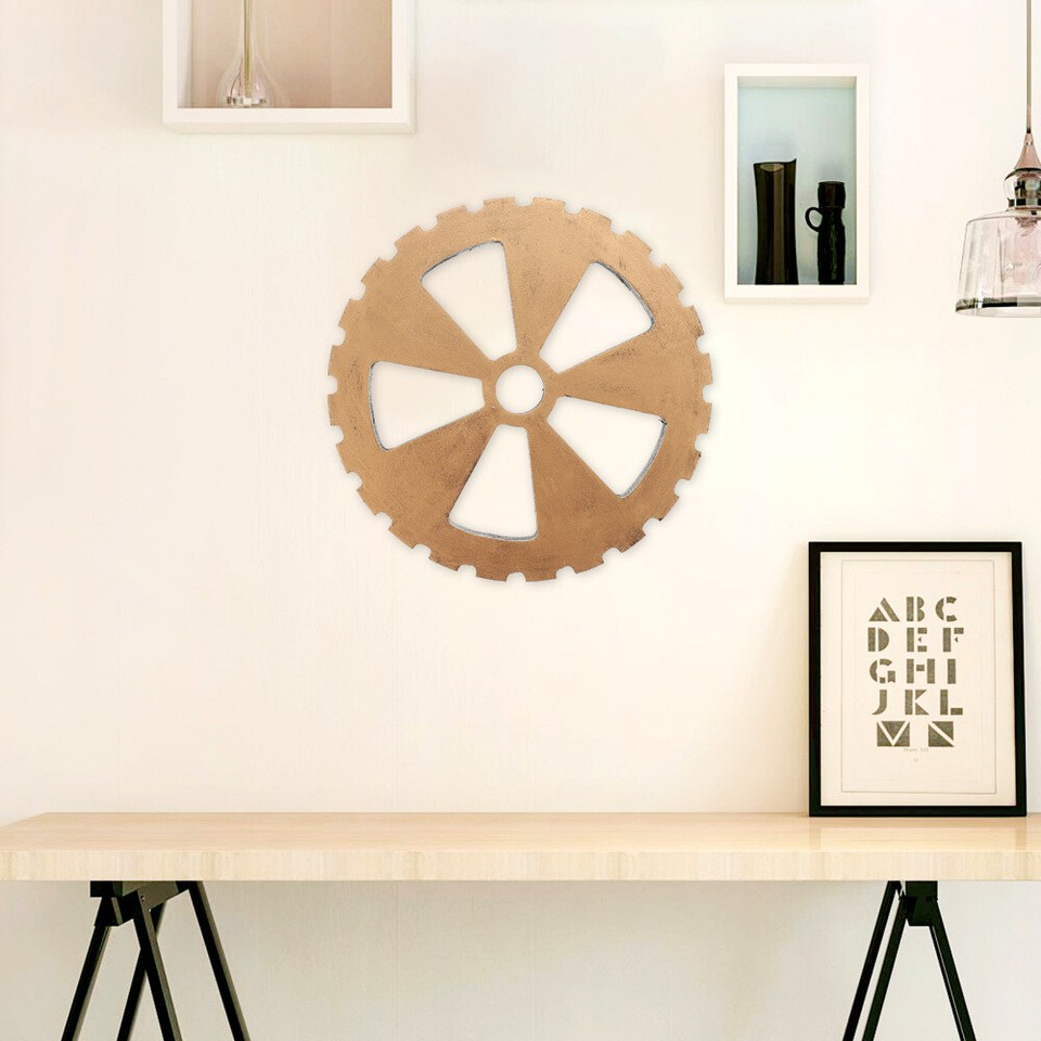 2 Pcs Gear Wall Decor Wheel Big Creative Shape Design Home Decoration