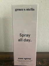 Grace And Stella Spray All Day Hydrating Rose Facial Spray 8.11 Fl Oz sealed