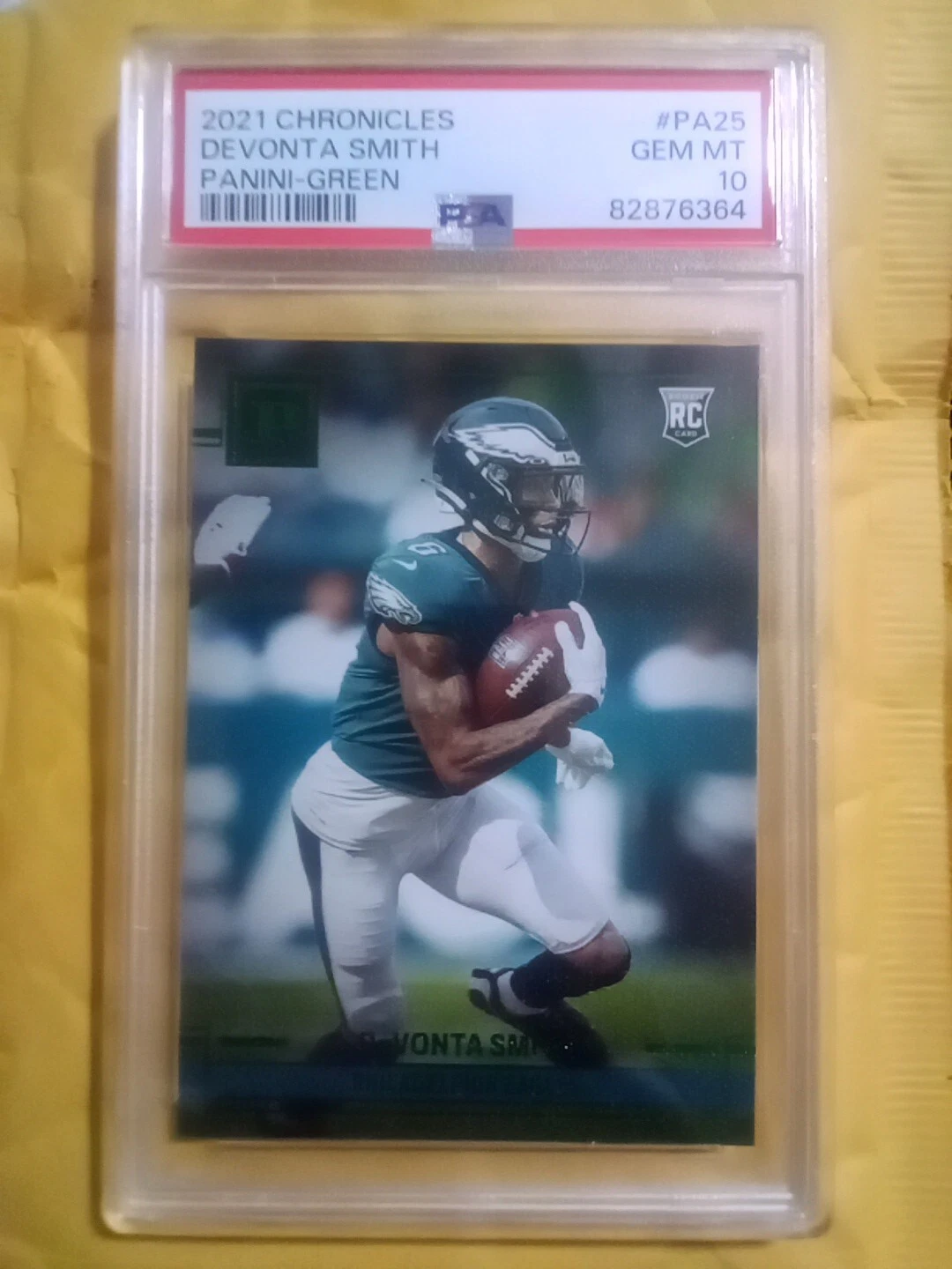 DeVonta Smith Panini Chronicles Panini #PA25 Green