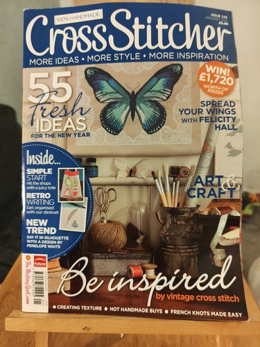 Cross Stitcher Magazine Issue 248 Jan 2012 No Free Gift
