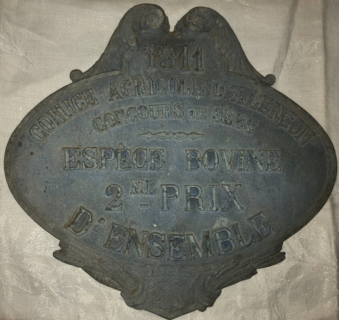 CHEVAUX PLAQUE CONCOURS HIPPIQUE De Chezeneuve Béligneux 1972