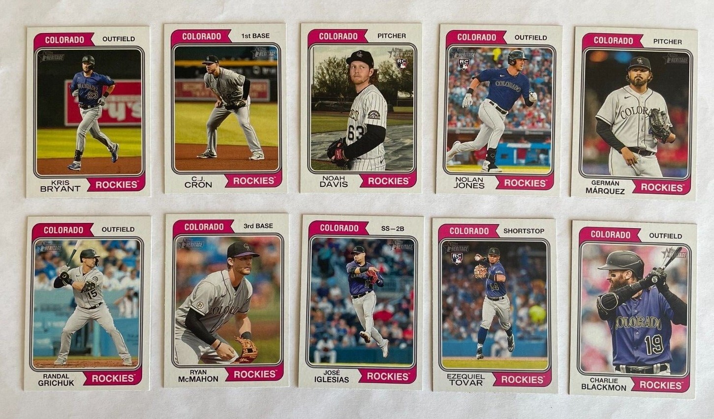 2023 Topps Heritage - Base Team Set #1-400 - You Pick Your Team - w/All RCs - Picture 6 of 24