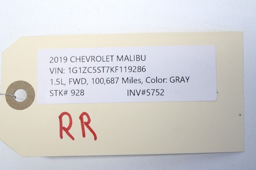 2016-2024 CHEVROLET MALIBU REAR RIGHT SIDE SUSPENSION UPPER CONTROL ARM OEM - Picture 5 of 5
