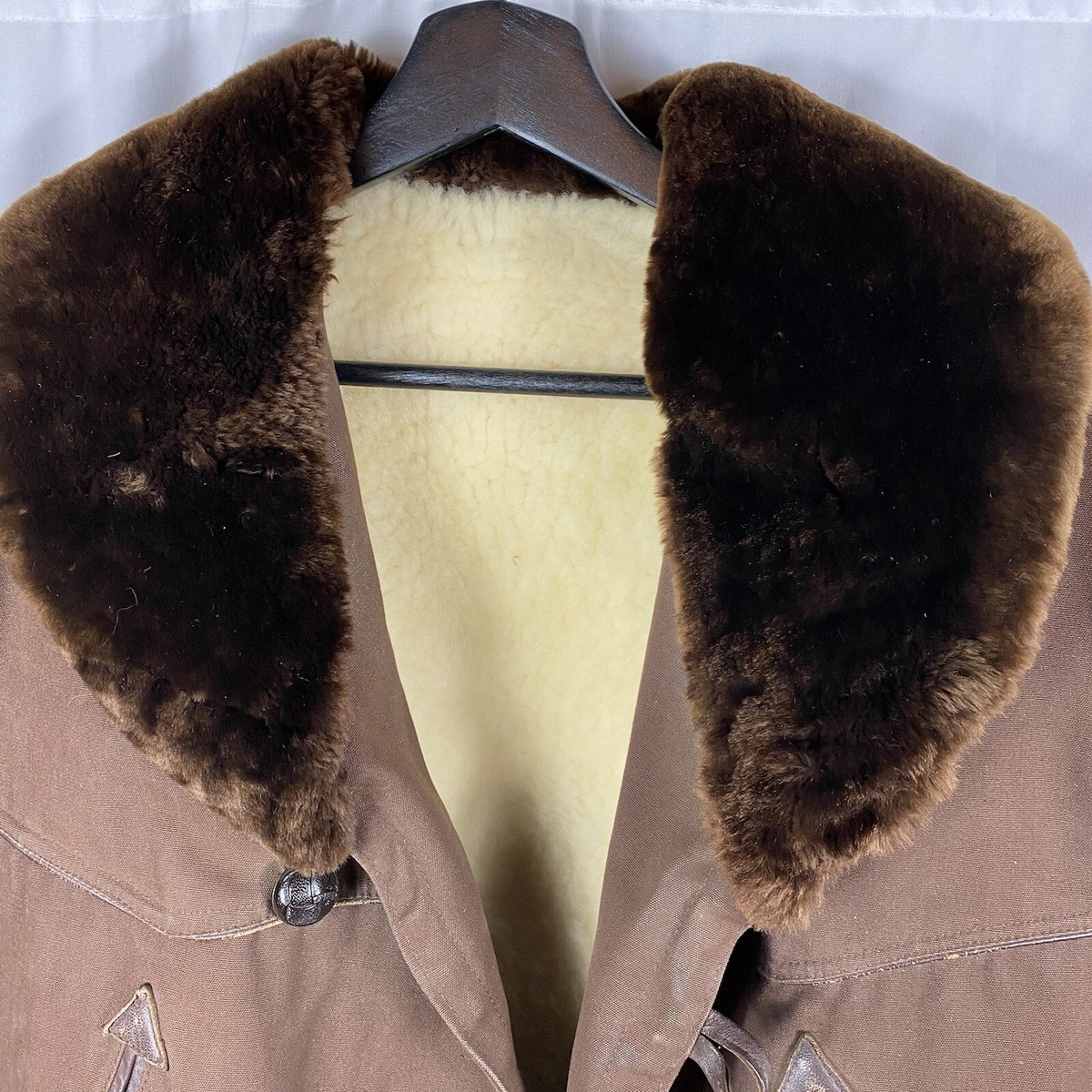 FRENCH WORK 〜40’s French Canadian Jacket 40s French Canadian Shearling + Canvas Jacket – The Future Past