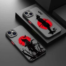 Japanese Samurai Matte Case for Iphone 17 16 15 14 13 12 11 Pro Max Mini Plus XS