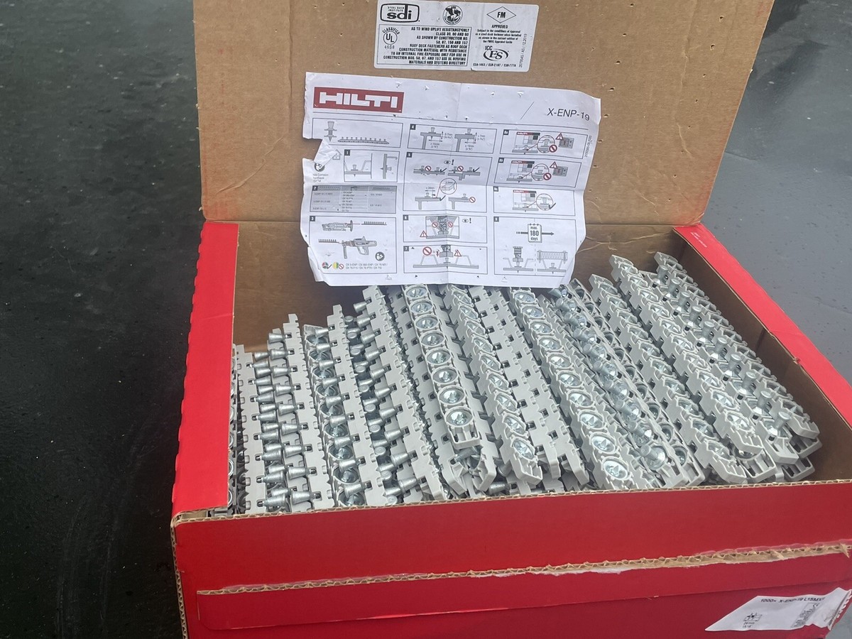Hilti Sheet Metal Nail X-ENP-19 L15MXR - Lot Quantity 1000 | eBay
