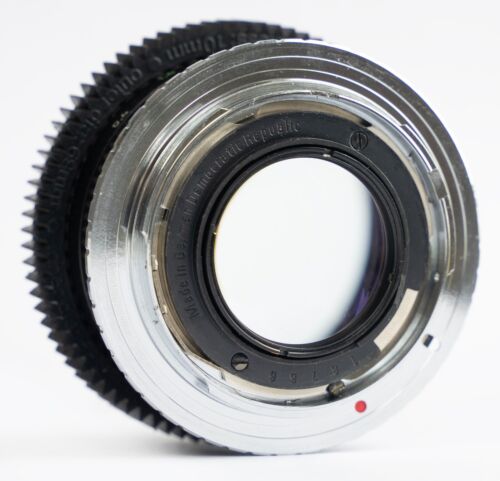 Carl Zeiss Jena MC Prakticar/Pancolar Lens f/1.4 50mm Canon EF mount Cine mod - Picture 8 of 9
