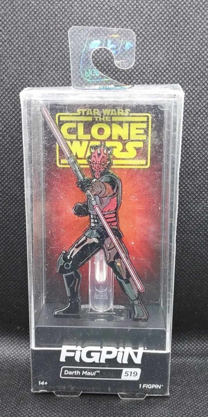 FIGPIN 519 DARTH MAUL: Star Wars The Clone Wars - NOS - UPC 810021535296