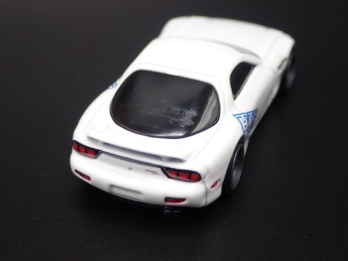 Modello Auto Diecast 1:64 MAZDA RX7 FD HKS FAST & FURIOUS BIANCO 1992-2002 - Foto 8 di 8
