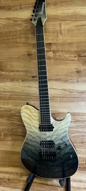 Ibanez FRIX6FDQM Iron Label Black Mirage Gradation n048900219719 ahh .PA