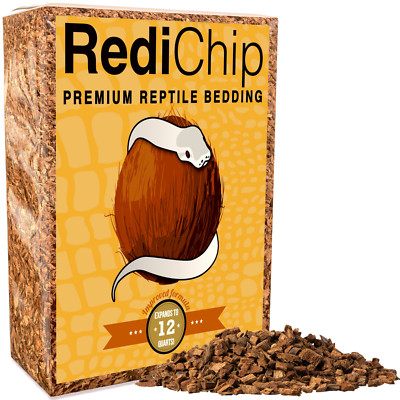 RediChip Reptile Bedding and Substrate Medium Sized Coconut Chips for Terrariums