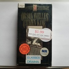 Citizen Kane (VHS, 50th Anniversary Edition) Orson Welles, New Sealed 