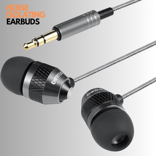 Betron B25 Wired In-Ear Earphones Noise Isolating Strong Bass -4 Color Variation - Picture 2 of 31