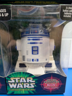 STAR WARS POWER OF THE JEDI SUPER DEFORMED R2-D2 CHEWBACCA C-3PO