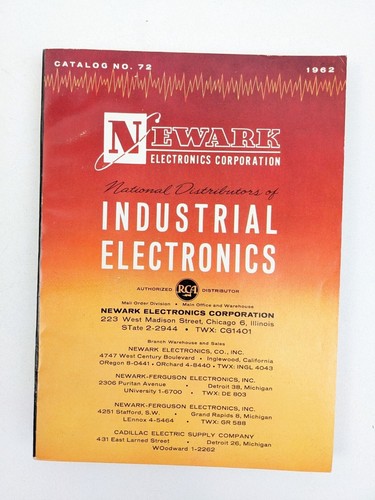 Vintage Newark Elektronika przemysłowa Katalogi sprzętu radiowego TV ~ TWÓJ WYBÓR - Zdjęcie 27 z 42