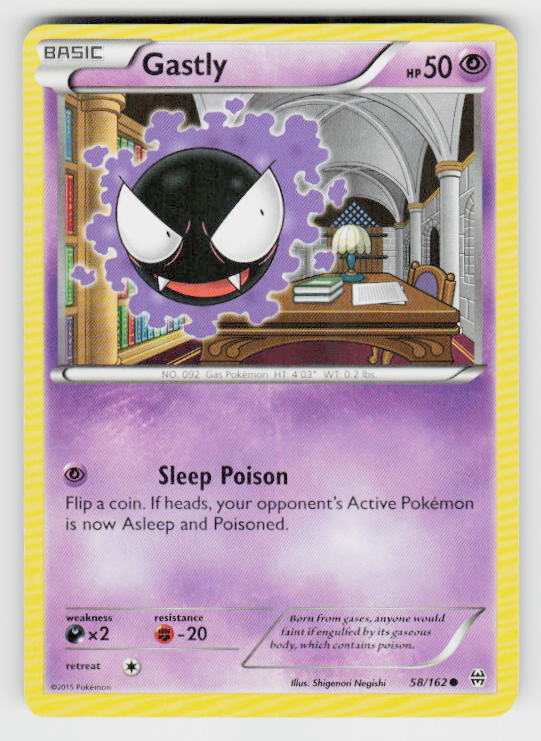 XY - BREAKthrough #58/162 Gastly