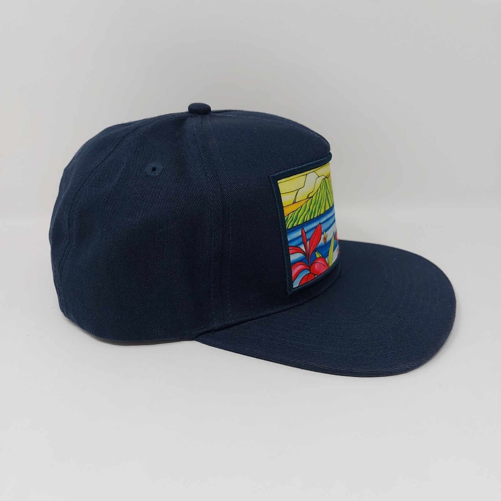 Heather Brown Art Large Patch Snapback Trucker Ha… - image 6