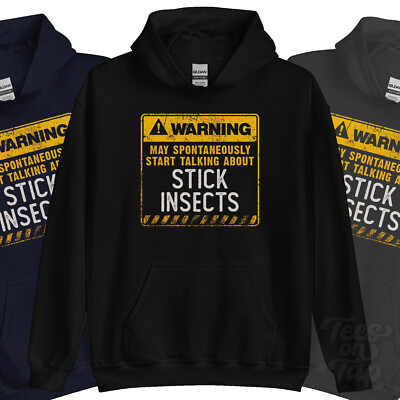WARNUNG KANN SPONTAN ANFANGEN ÜBER STOCKINSEKTEN HOODIE ZU SPRECHEN