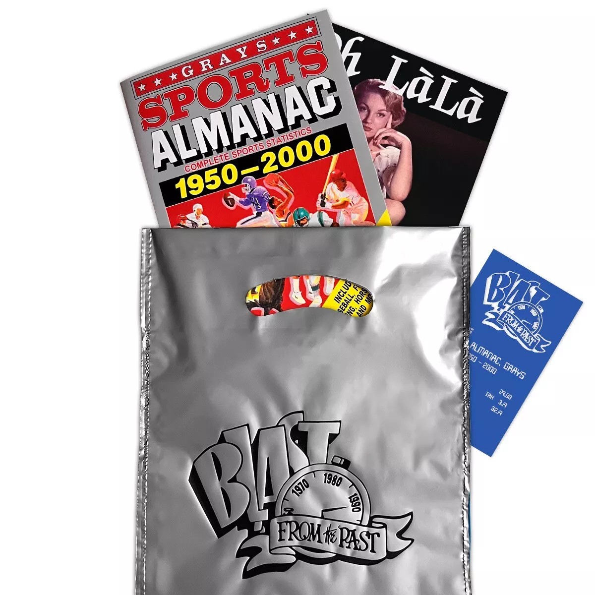 BACK TO THE FUTURE Grays Sports Almanac Movie Prop Set Oh Lala