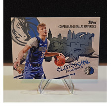Topps 2025-26 Clutch City Prospects Rookie Cooper Flagg #CC-1 Mavericks NBA