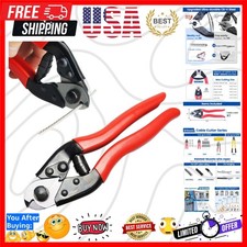 Cable Cutter Wire Cutter Heavy Duty Up to 1/8" 5/32" Stainless Steel Aircraft...
