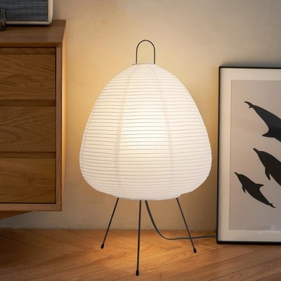 Lamp, Japanese Style Akari Noguchi Table Lamp, Handmade Rice Lantern Lamp for...