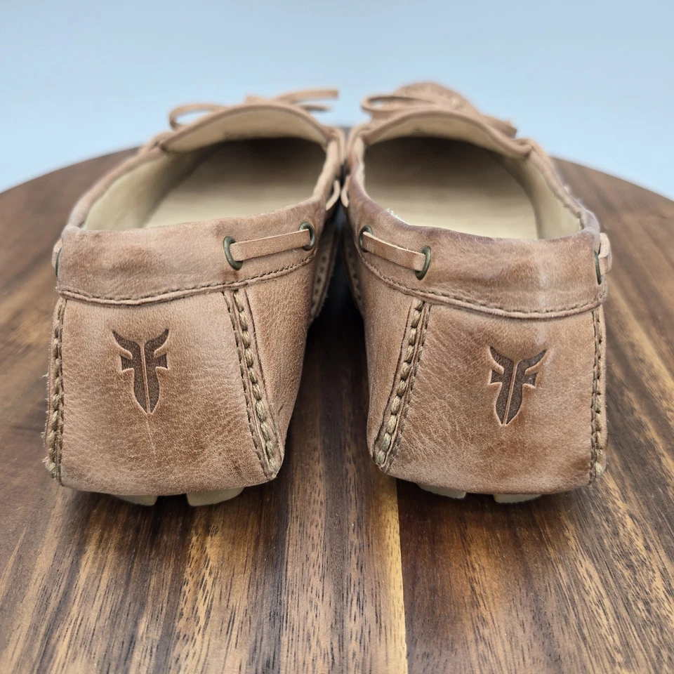 Zapatos Mocasines Frye Reagan Campus Driver Para Mujer Talla 7 M Cuero Marrón Mocasín Foto 4 de 4