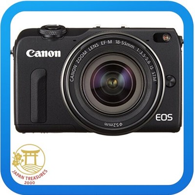 Canon mirrorless SLR EOS M2 STM lens kit EOSM2 L1855STMK-BK